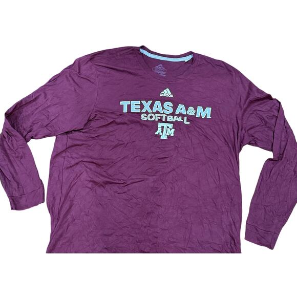 Vintage Tees - Adidas Texas A&M Softball Graphic Tee*SZ 2XL - Picture 1 of 4